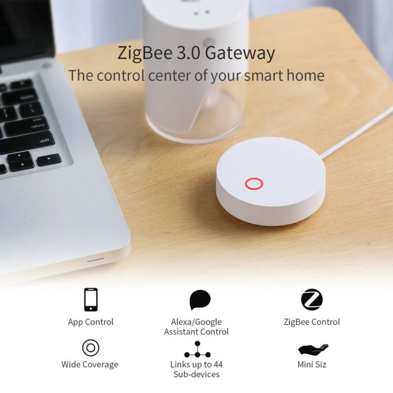 

Smart Tuya ZigBee Hub Gateway Smart Home Bridge Smart Life APP Wireless Remote Controller Work With Tuya Zigbee Sensors System