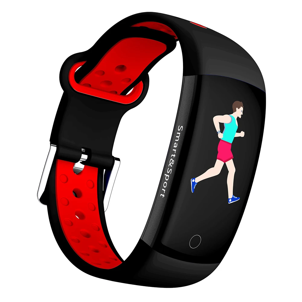 

Q6S Portable Intelligent Waterproof 3D HD Touch Screen Silicone Outdoor Sports Watch Belt Multifunction Bracelet Step Counting