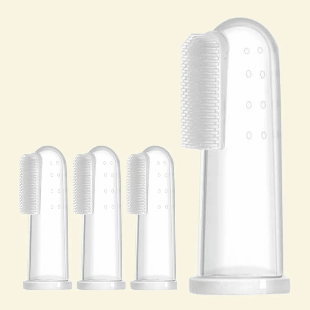 Одежда для младенцев 2 предмета Зубная щётка зажим пальца с силиконовой кроватка