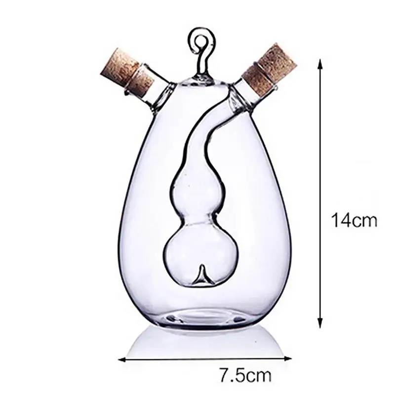 

Kitchen Supplies Creative Oil and Vinegar Cruet Soy Sauce Seasoning Bottle Olive Glass Oil Vinegar Bottle Bottle With Outle