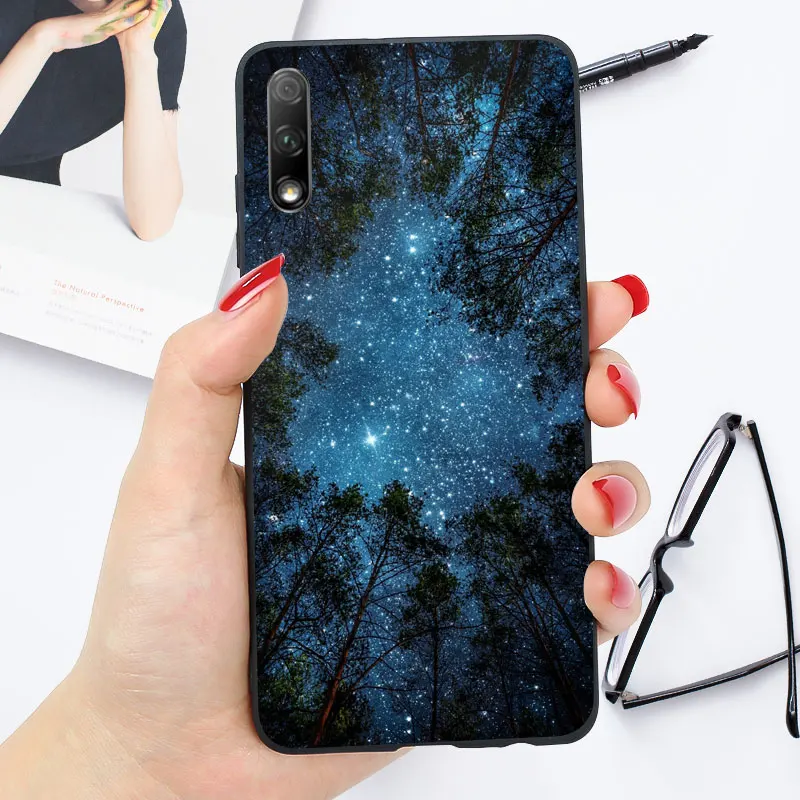 oo16 Глянцевая блестящая для huawei honor 7C AUM-L41 чехол задняя крышка huawei honor 7C 8C 8A 8S 8X 9X чехол - Цвет: oo16