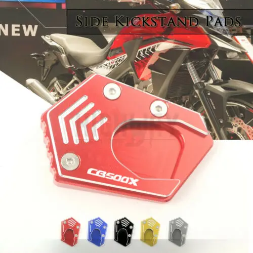 

Motorcycle Accessories Kickstand Sidestand Stand Extension Enlarger Pad For Honda CB500X 2019 2020 CB 500X CB500 X