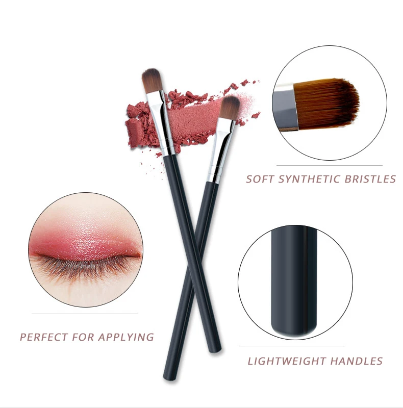 2 шт./лот профессиональная кисть для консилера-плоские Кисти макияжа полного