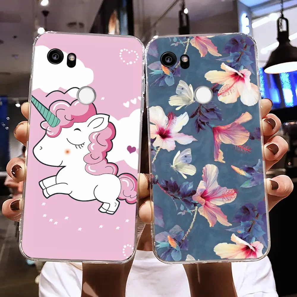 Silicone For Woman Phone Case Google Pixel 2 XL Gift Anti-knock New Waterproof anime TPU | Мобильные телефоны и