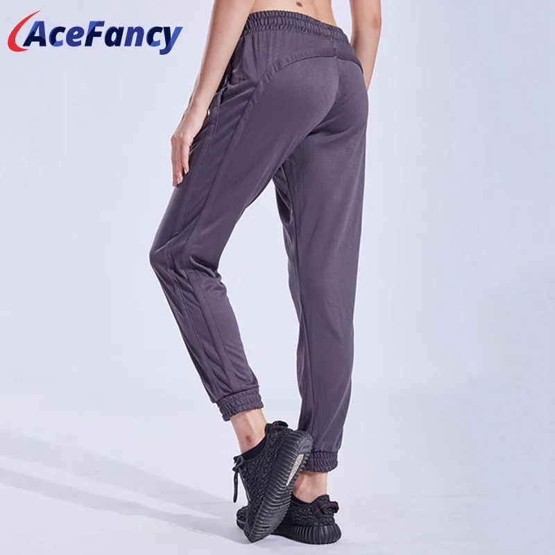 Спортивные Леггинсы Acefancy спортивные брюки для бега повседневные женские
