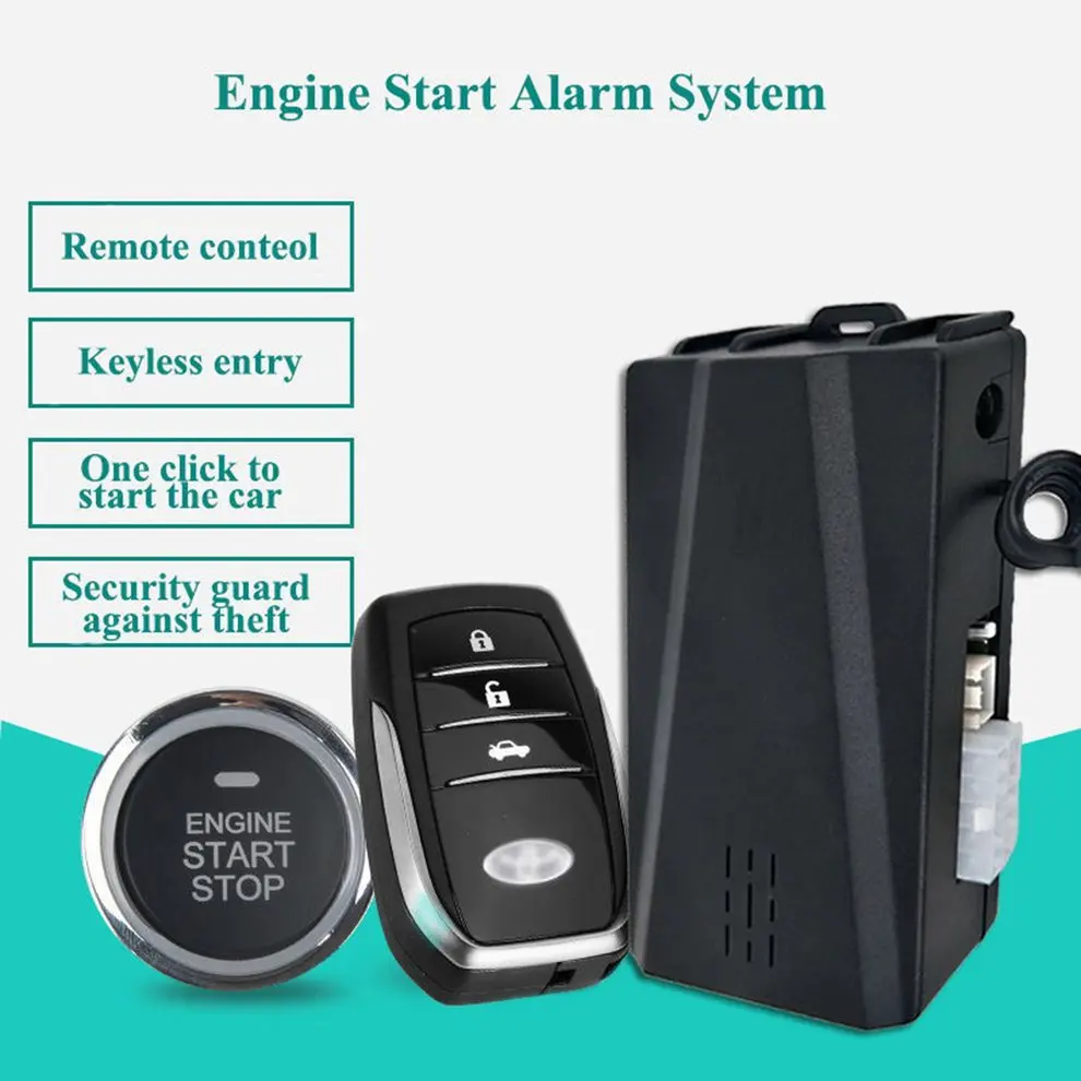 

Автомобильная сигнализация Partol Smart Key PKE, пассивная бесключевая Система доступа, кнопка запуска и остановки двигателя, удаленный стартер, да...
