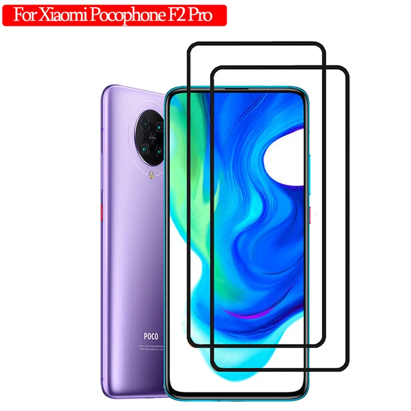 2 шт./лот для xiaomi mi Poco F2 Pro Glass в 1 Защитное стекло PocoF2 F2Pro Защитная пленка