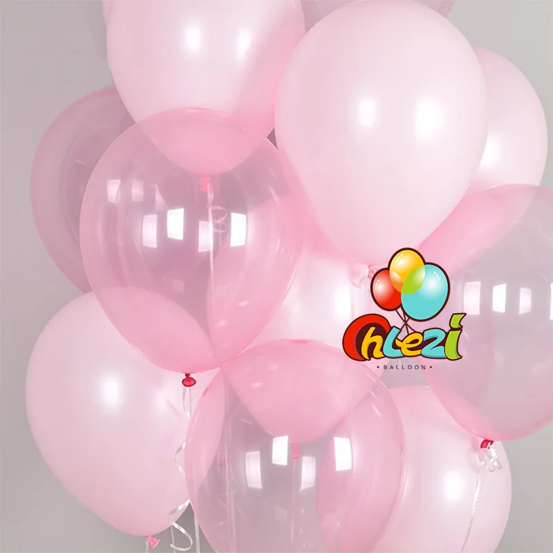 20 штук 10 дюймов с украшением в виде кристаллов латексных воздушных шаров Макарон