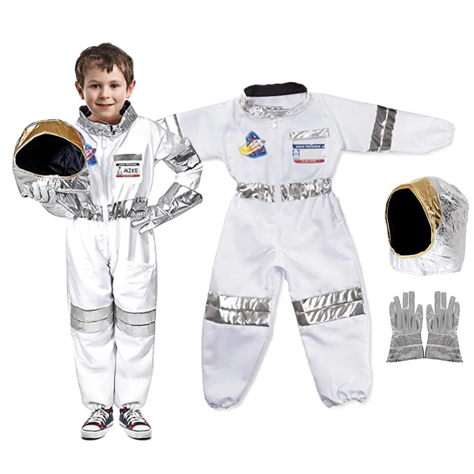 

Childrens Party Game Astronaut Costume Role-playing Halloween Costume Carnival cosplay Full Dressing Ball kids Rocket Space suit