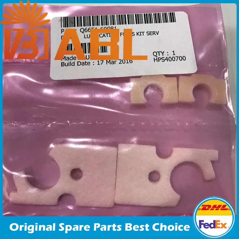 

1pc Original Q6651-60081 Lubrication Felts Kit For HP Z6100 L25500 L26500 28500 D5800 Z6100 6200 Latex 260 280 Z6600 Z6800 T7200