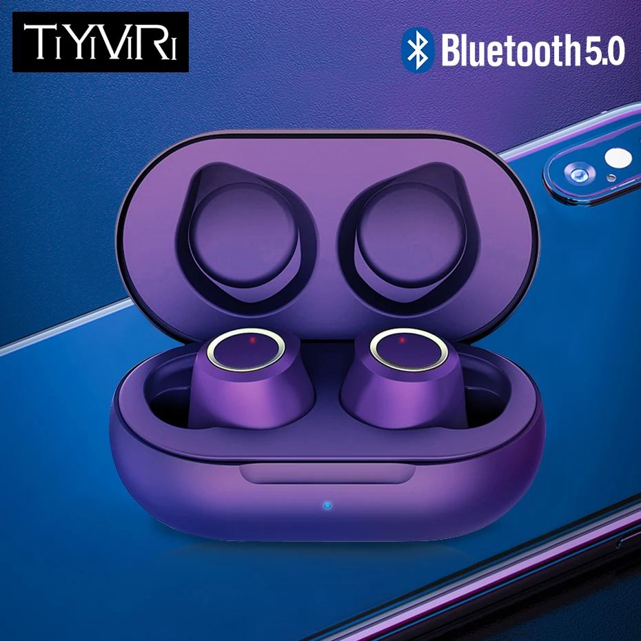 TiYiViRi TWS беспроводные наушники Bluetooth 5 0 водонепроницаемые мини стерео Hi Fi