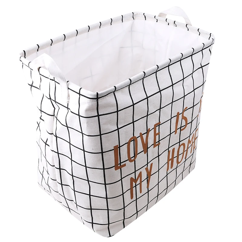 Новейший популярный простой льняной держатель для хранения стола в