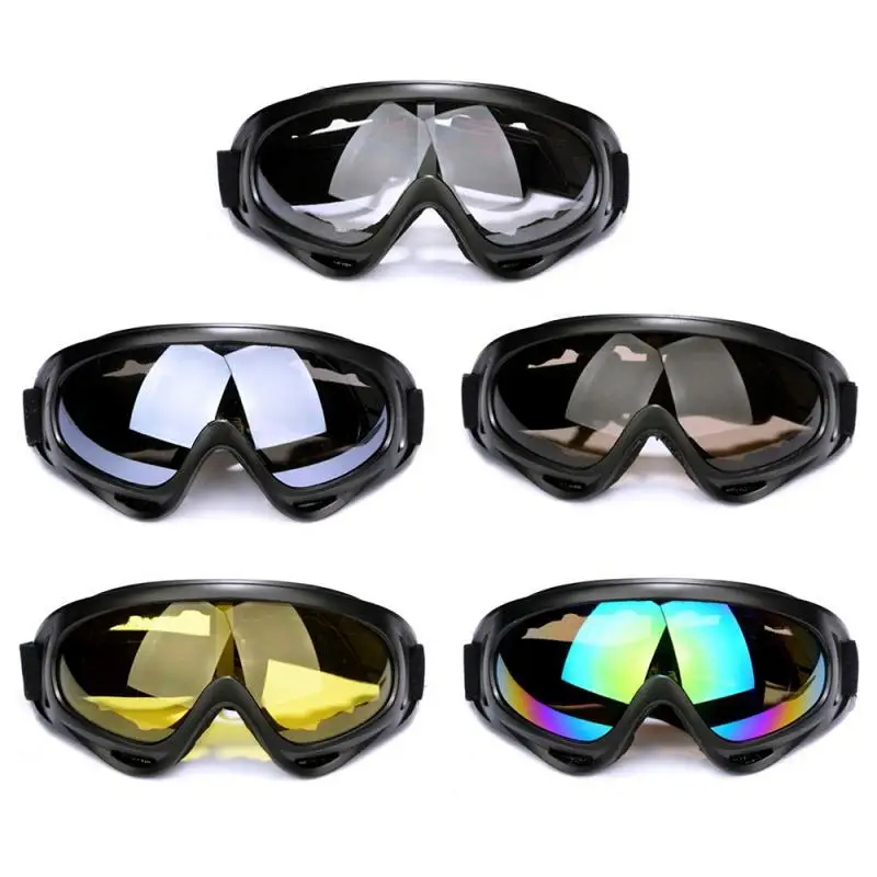 

High Quality Outdoor Sports Windproof And Shockproof PC Aviation Material Goggles Riding Equipment