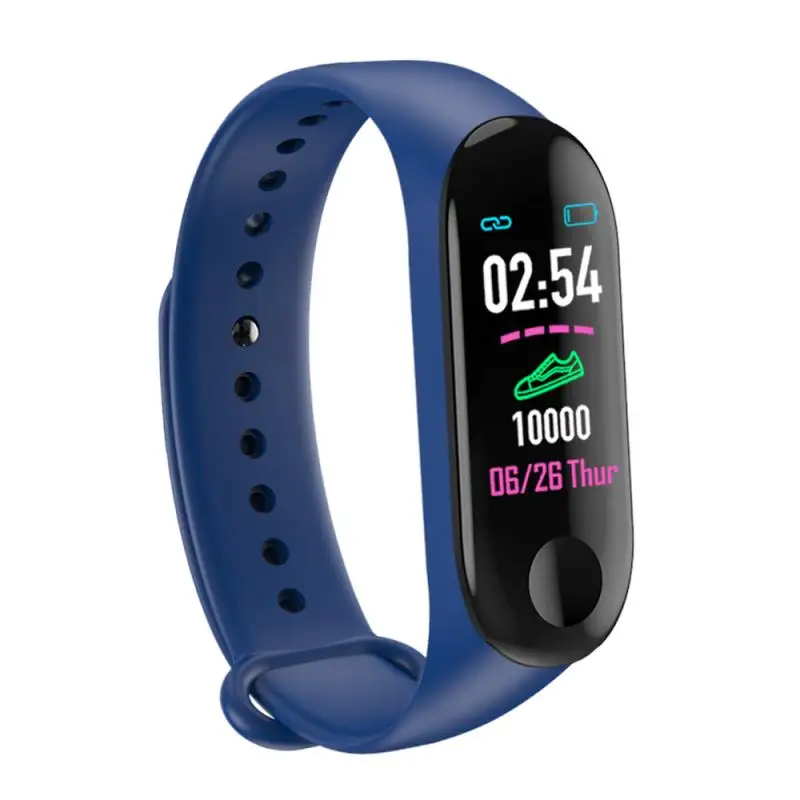 

M3 plus Smart Watch Bracelet Men Women Blood Pressure Heart Rate Monitor Waterproof Fitness tracker Smart Band High Definition