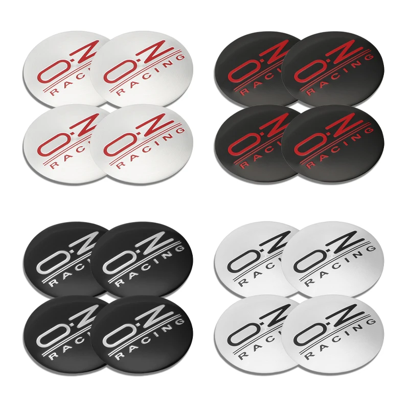 4 шт. 56 мм OZ Racing Logo Центральная втулка колеса автомобиля Caps наклейка с эмблемой на