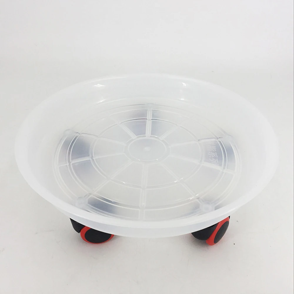 Садовый металлический поднос с 4 колесами для горшков цветочный горшок