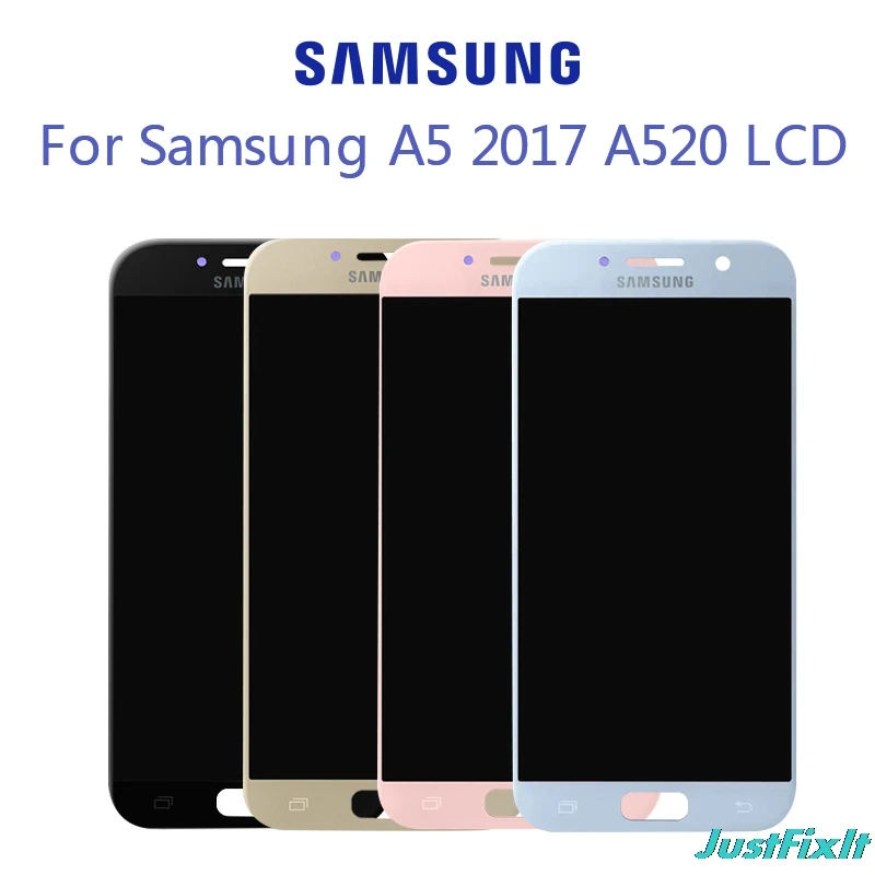 Оригинальный супер AMOLED ЖК дисплей для SAMSUNG Galaxy A5 2017 A520 A520F SM сенсорный экран