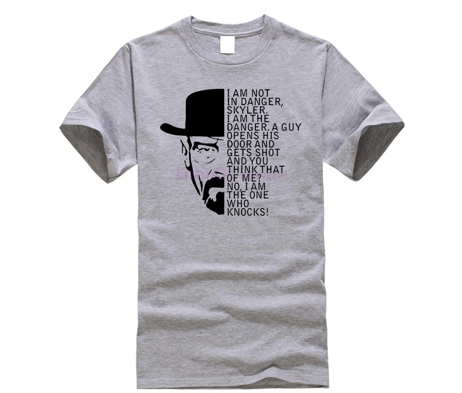 2020 летняя стильная футболка для мужчин в стиле во все тяжкие Я опасна 100% хлопок с