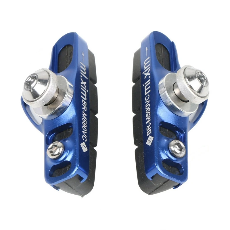 

Mi.Xim 1Pair 55mm Road Bike Brake Leather Carbon Fiber Rim Brake Block Replaceable Drawer Type C Brake