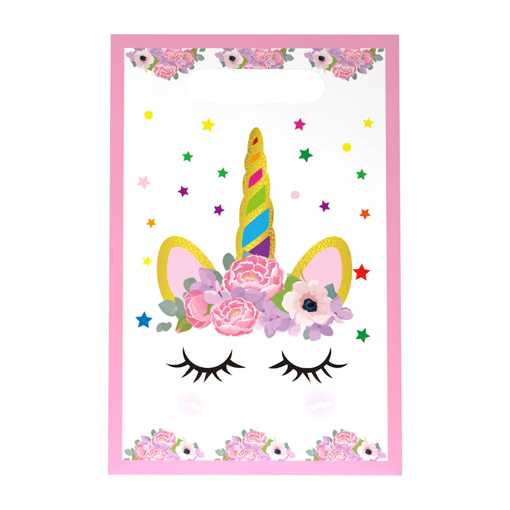 6 шт. Мультяшные подарочные пакеты с ручками для детей|Подарочные сумки и