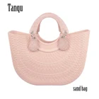 Женская сумка-песочница Tanqu Obag, мягкая водонепроницаемая сумка с закругленными ручками из силикона и резины