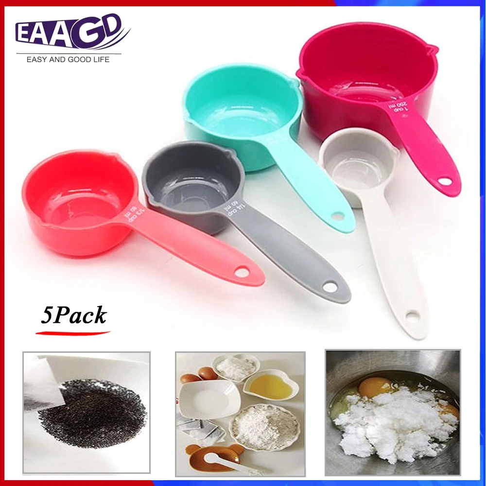 5 шт./компл. мерные ложки кухонные чашки и для выпечки набор посуды ложка чашка