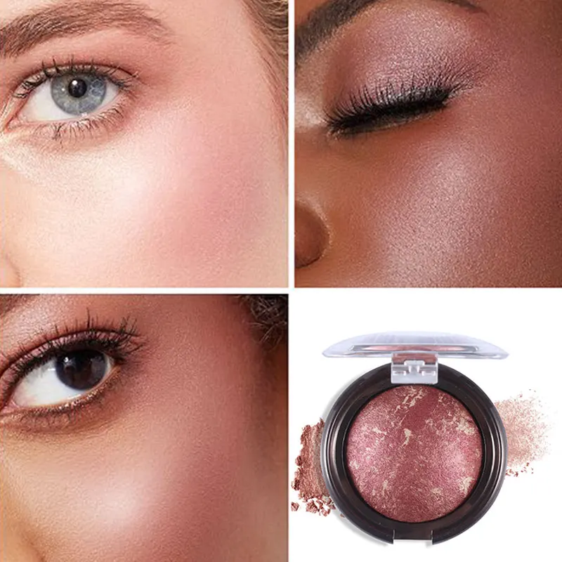 Вечерние королевские Запеченные Румяна палитра для макияжа бронзатор блестящий