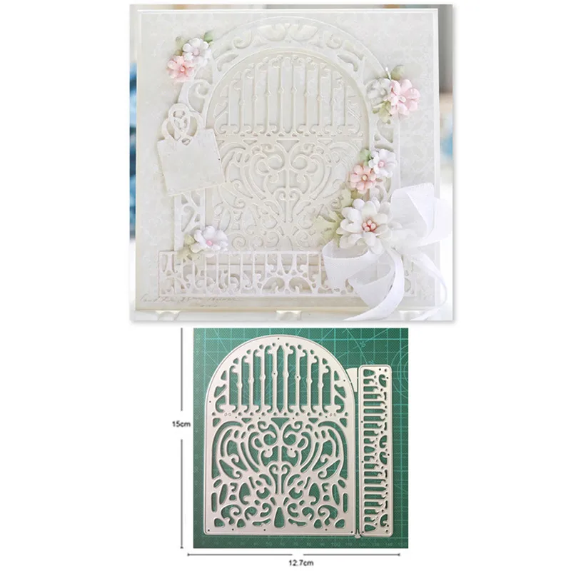 Металлические штампы для вырезания пресс-форма Свадебное кружево рамка