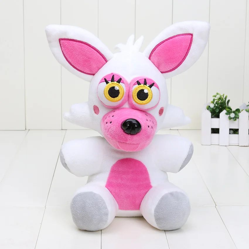 

16pcs 25cm Hot Games Freddy Nightmare Green Bonnie Freddy's Bear Red Foxy Mangle Shadow Plush Doll Kids