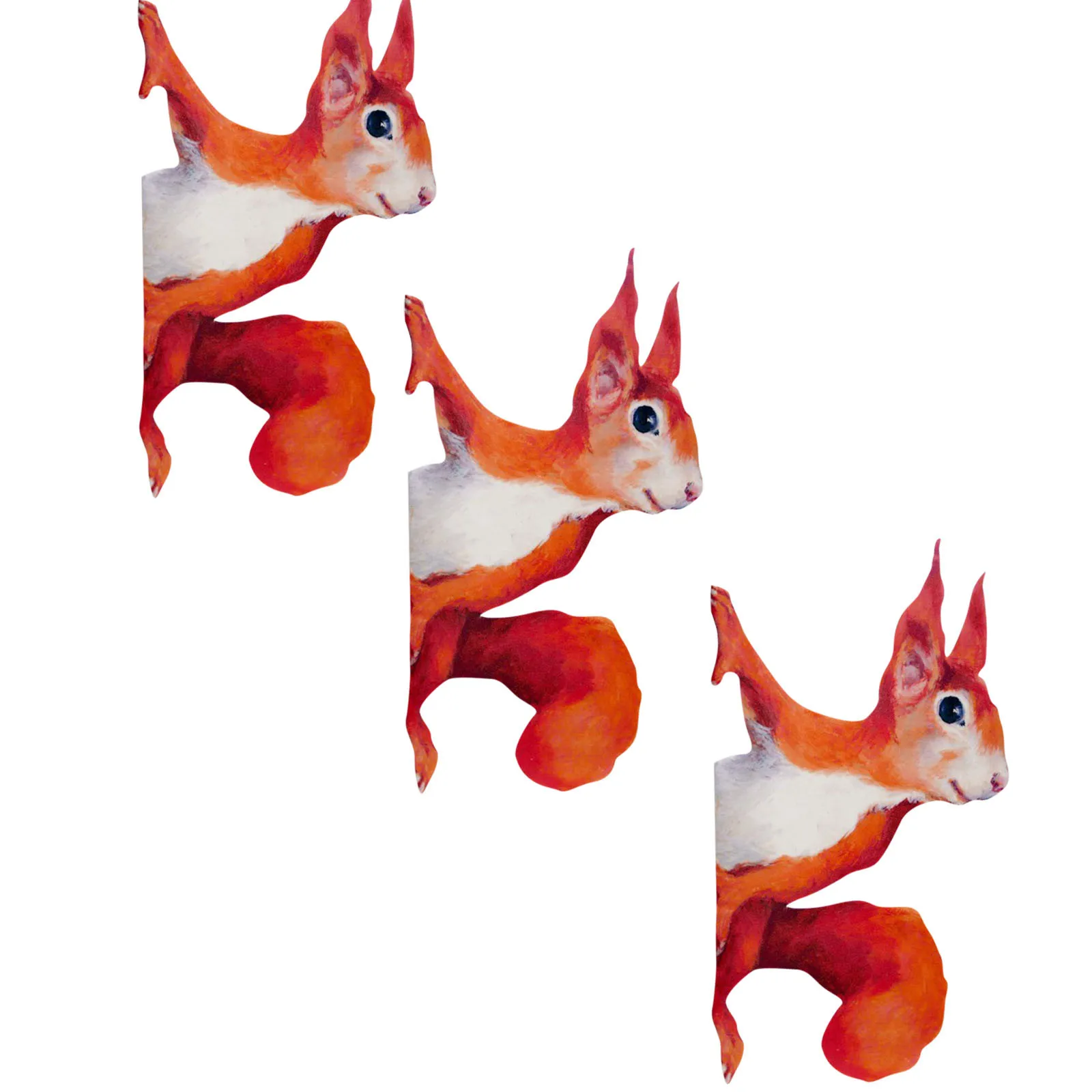 Наклейки на стену 1/3/5 шт. с изображением белки Наклейка Лесной камуфляж наклейки