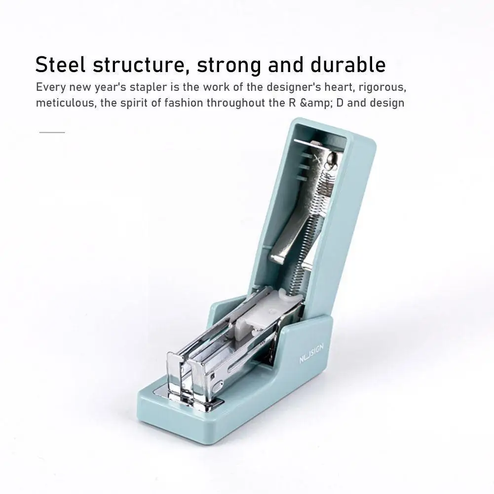 

Mini Color Portable Compact Stapler Set Student Stationery Office Tool Binding C0M9
