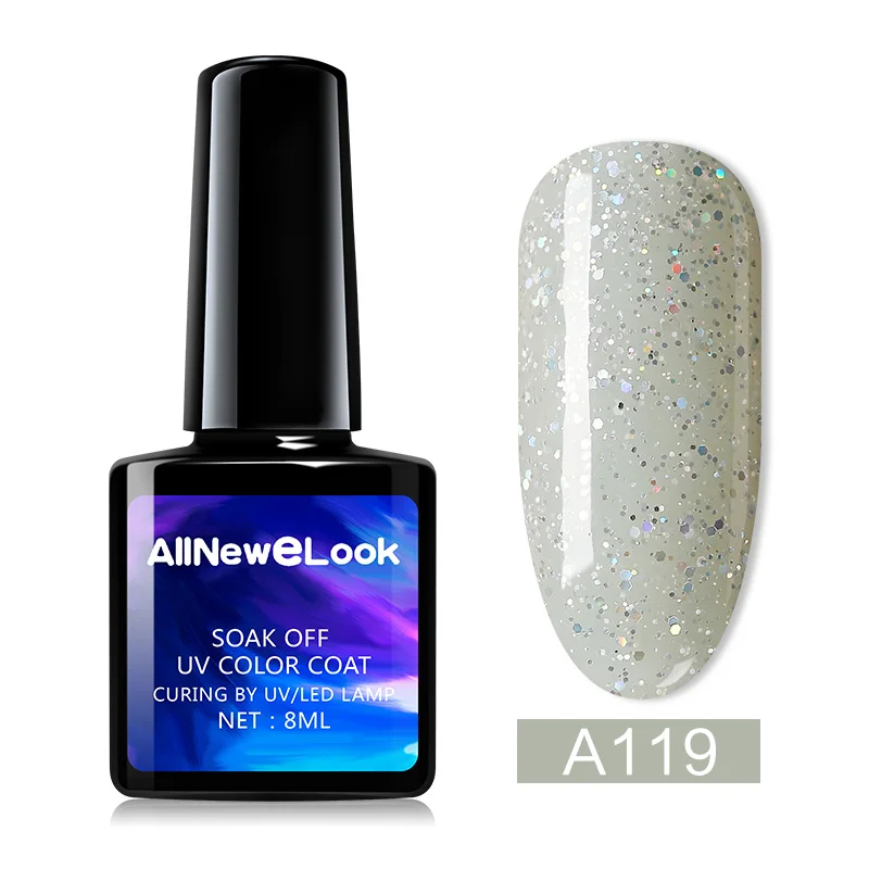 119 Allnewelook гель для ногтей Гибридный лак Гель-лак замачиваемый Полупостоянный Гибридный лак для ногтей художественный Гель-лак для ногтей - Цвет: 119