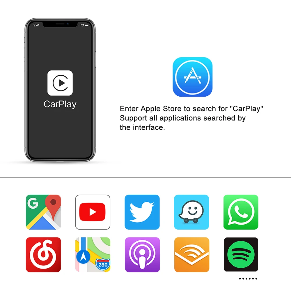 Carlinkit Декодер беспроводной Apple CarPlay Android авто для Lexus GS LS ES IS UX LX RC радиоуправляемая