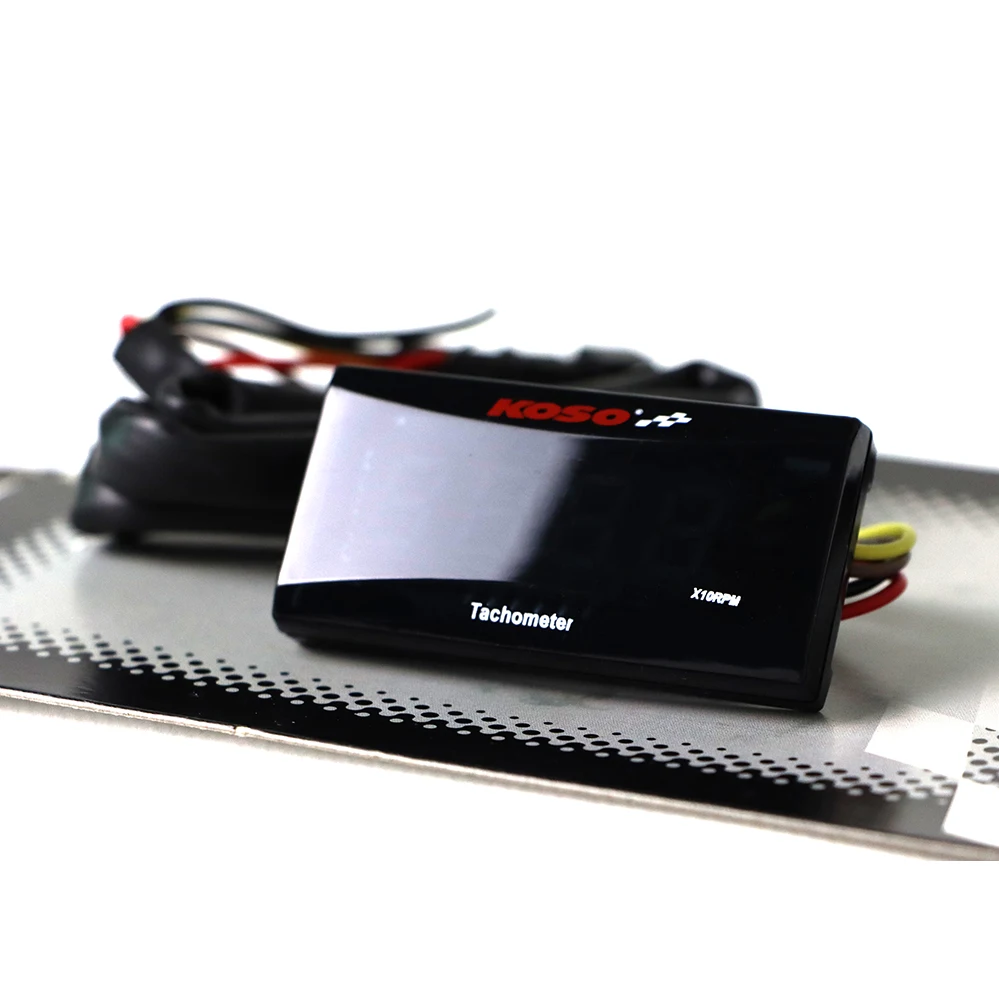Тахометр Mini RPM KOSO цифровой квадратный тахометр с ЖК-дисплеем для двигателя Honda XMAX