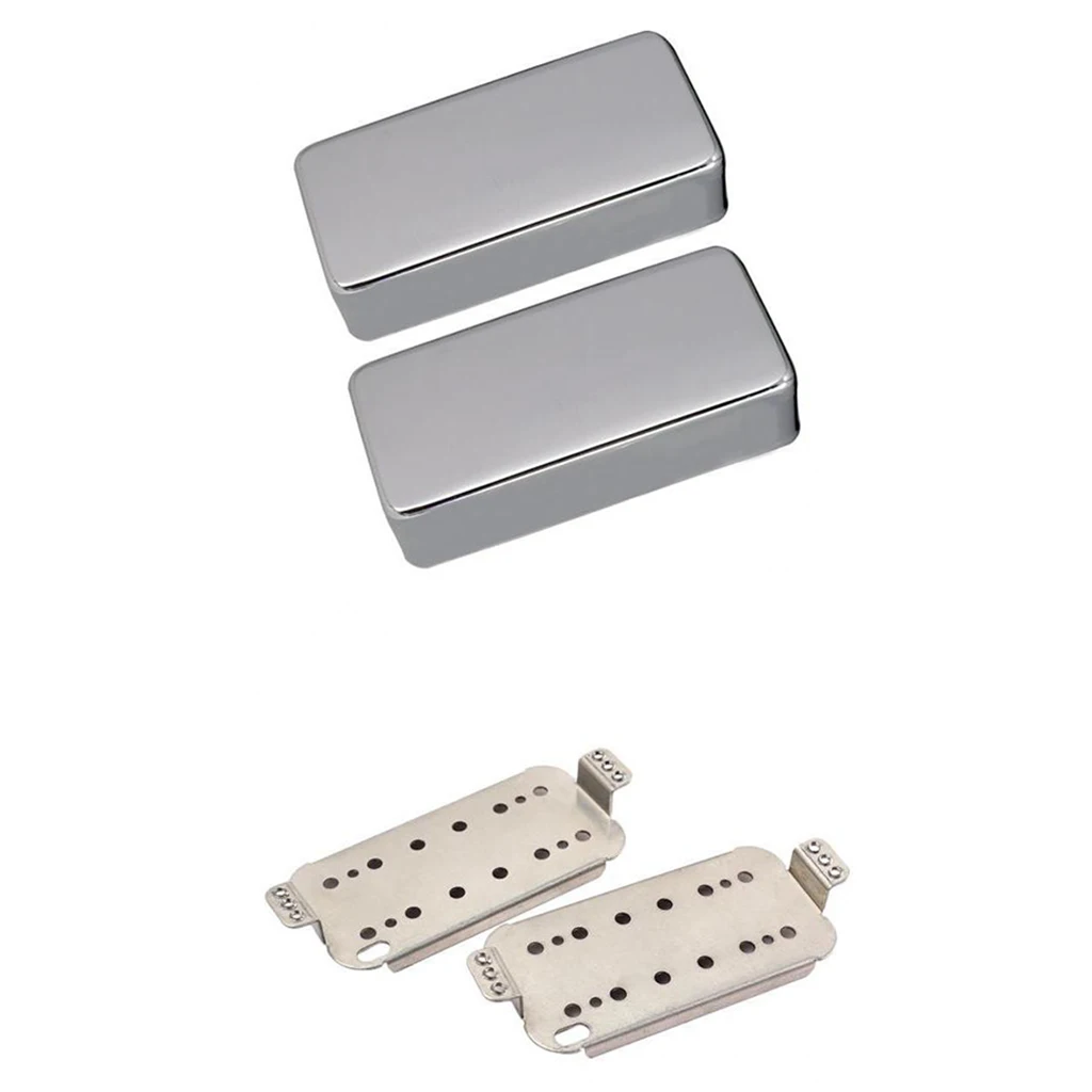 Электрическая гитара Humbucker двойная катушка пикап Baseplates N + B с крышкой|Детали и