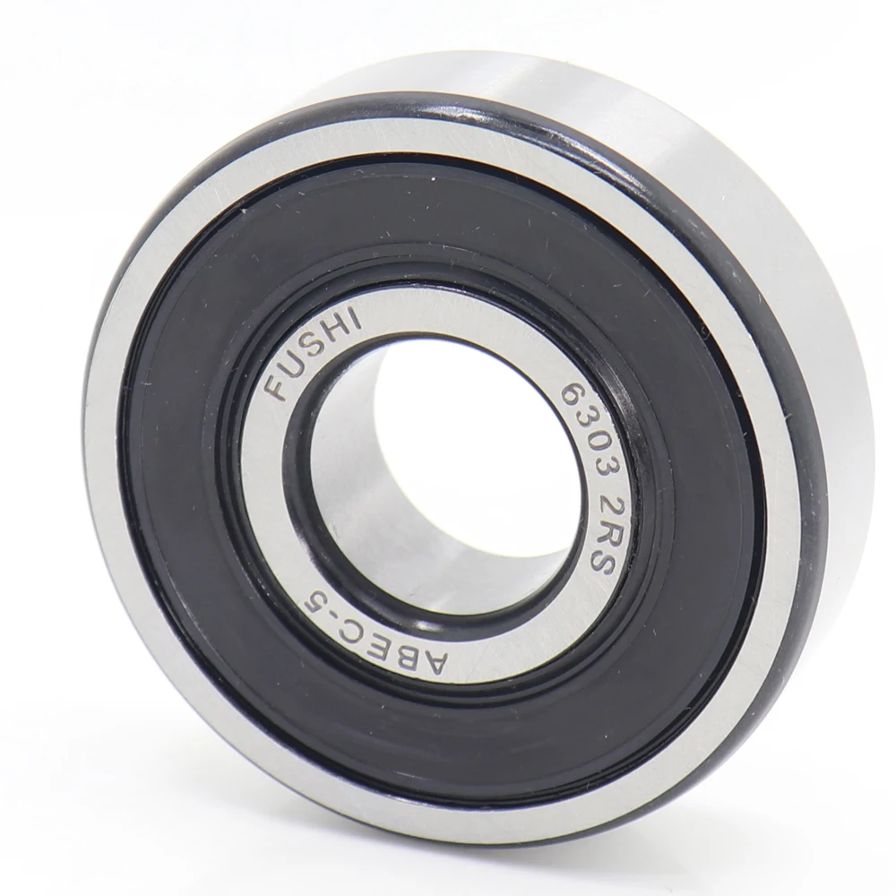6303RS подшипник ABEC 5 (2 шт.) 17*47*14 мм Глубокий паз 6303 2RS шарикоподшипники 6303RZ 180303 RZ RS EMQ