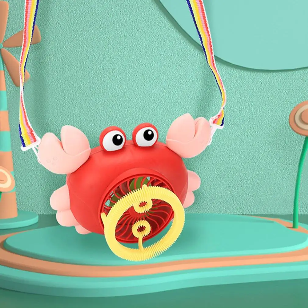 

Сувинеры Для изготовления многофункциональных мультяшных крабов, электрическая машина Для пузырьков с вентилятором, детская игрушка, Порт...