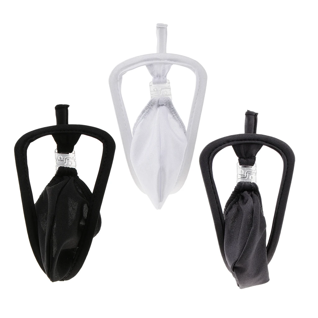 

Prettyia Mens Invisible Pouch C-string Thong Underwear Briefs Panty Lingerie