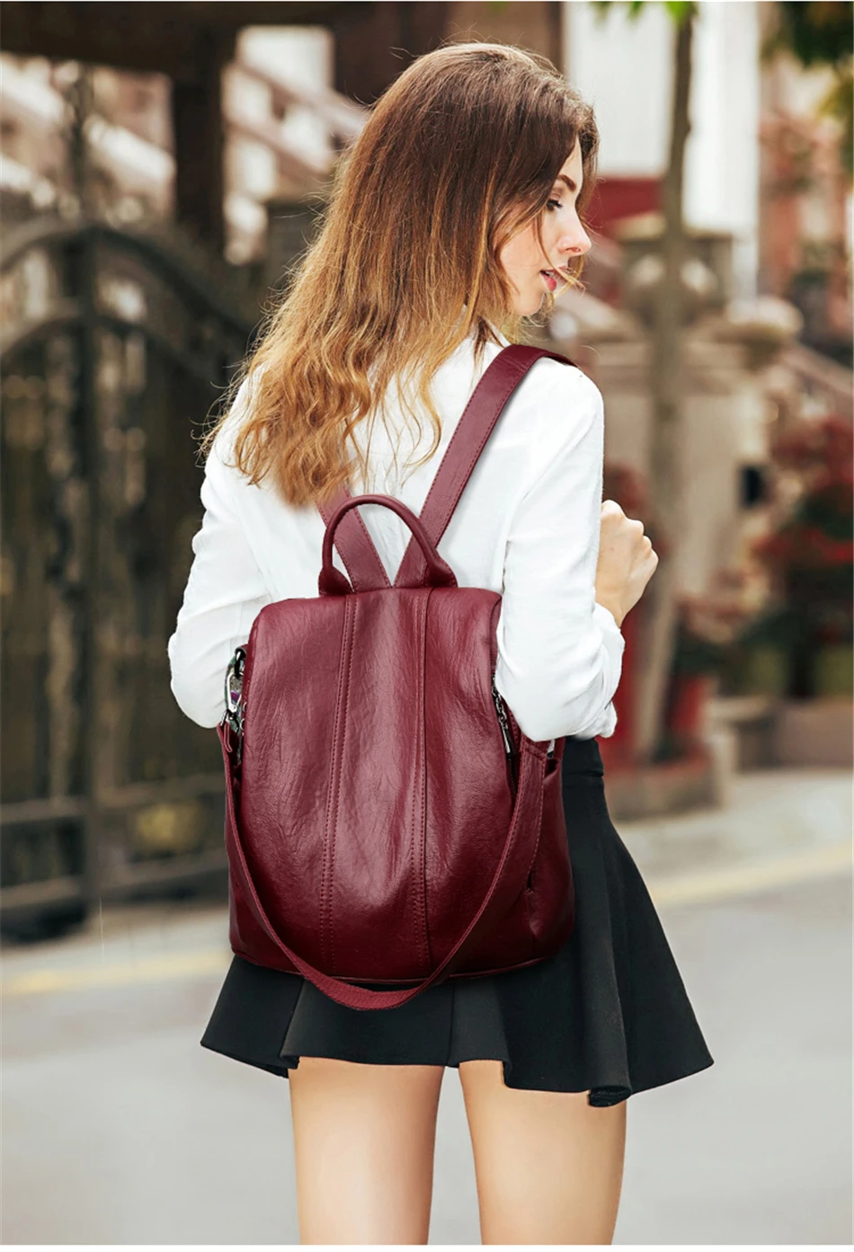 

2021 New Female bag women's backpack Shoulder bag wings bag Portfolio to school crossbody bags Sports bag