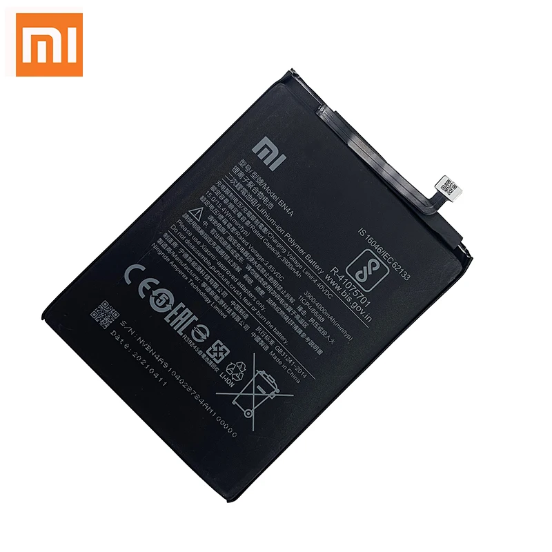 xiao mi original phone battery bn4a for xiaomi redmi note 7 note7 pro note7pro high quality 4000mah phone replacement batteries free global shipping