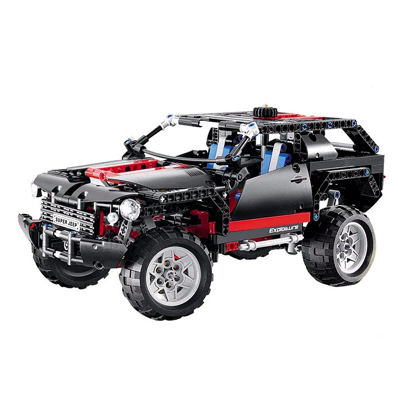 

2 In 1 Transformable Car Model Building Block Sets Decool 608pcs Race Truck Car Compatible Technic 3360 DIY Toys Gift