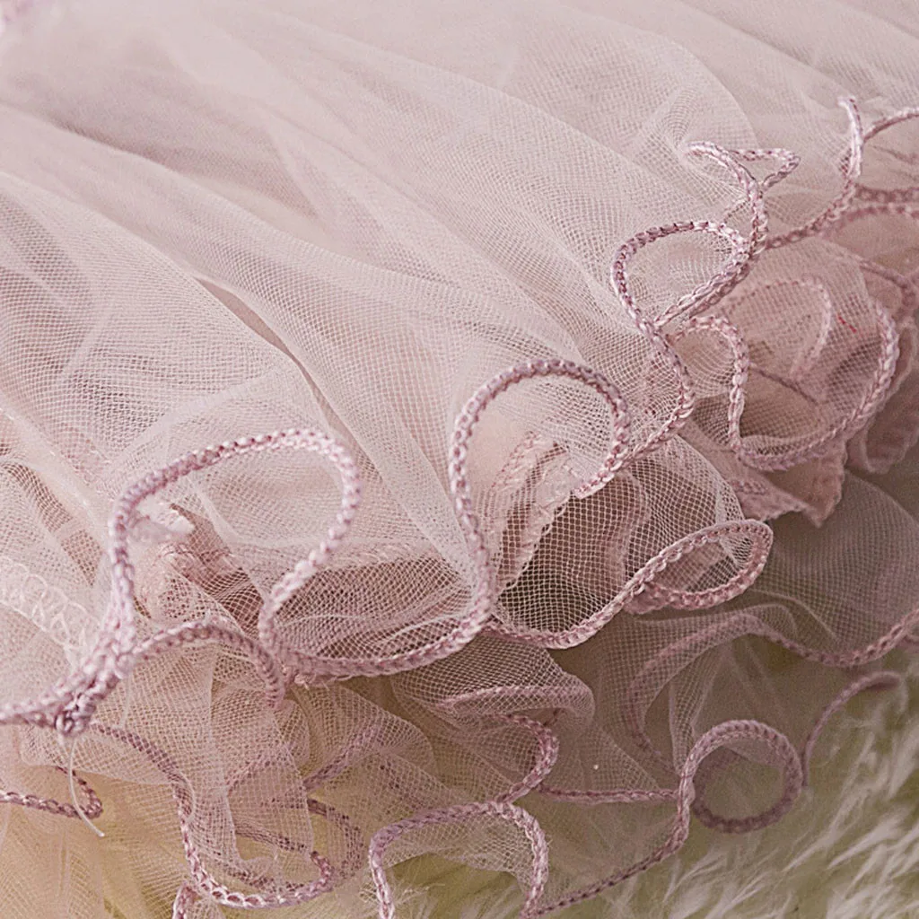 Kids clothes Baby Girls Lace Floral Princess Wedding Performance Formal Dress Clothes children's clothing for girls | Детская одежда