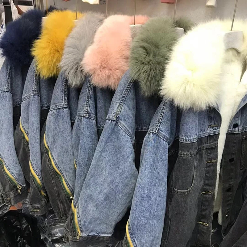 2019 зимнее пальто для женщин из натурального Лисьего меха со съемным вкладышем