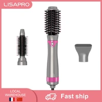 lisapro 3 in i hot air brush set multifunctional hair dryer brush household and travel styling tool fashion hair care comb