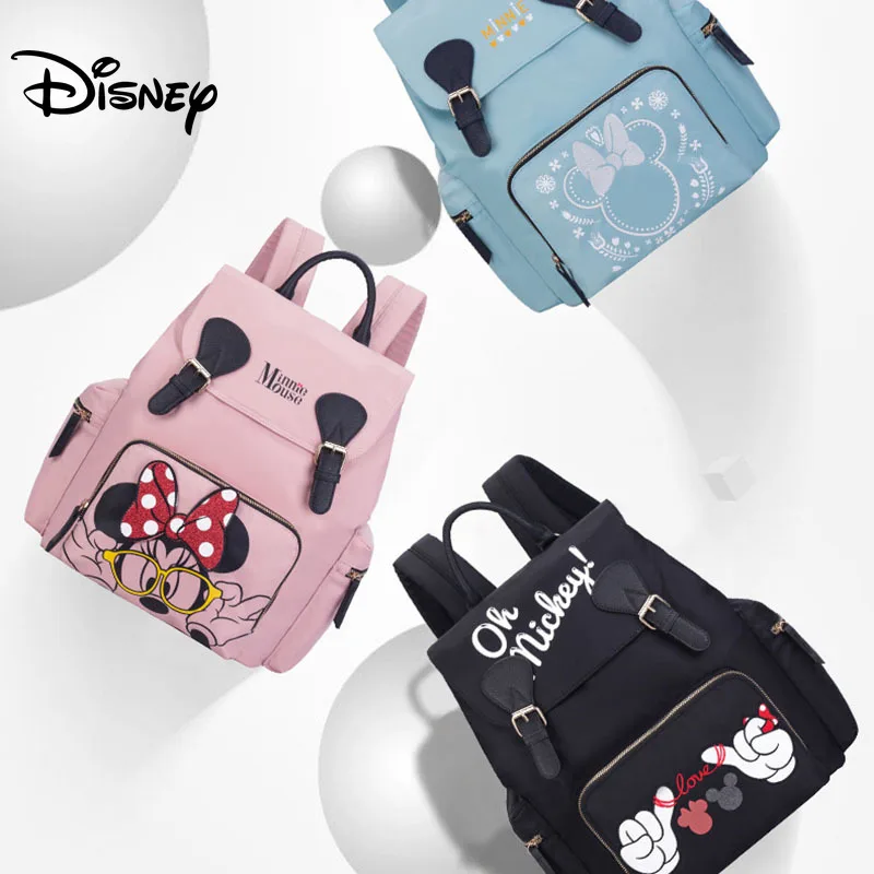 Disney Mickey Baby Diaper Bag Mummy Maternity Nappy Bag Stroller Bag Large Capacity Multi-function Bag for Moms Baby Backpack