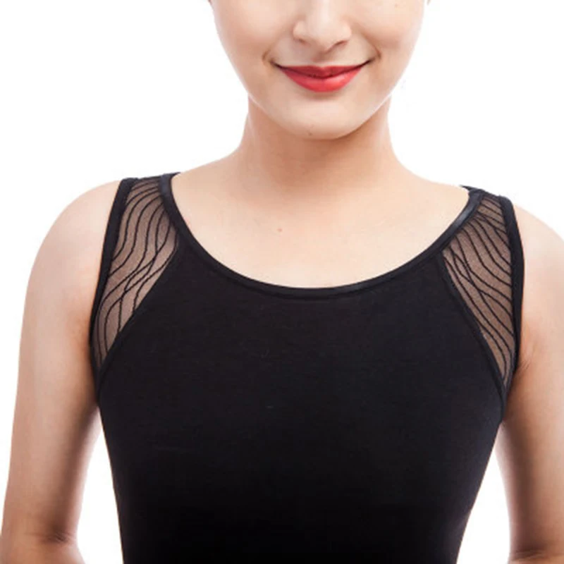 Хлопковое балетное трико из спандекса Купальник для женщин без рукавов балетные