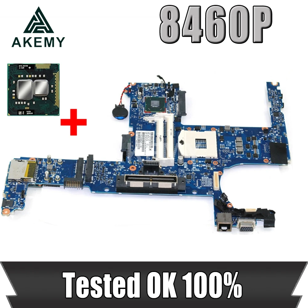 Akemy Для HP EliteBook 8460p 642759-001 ноутбук для 8460P материнская плата ноутбука QM67 100% Полная