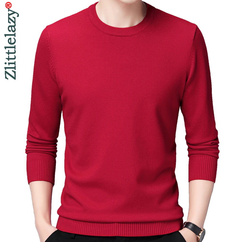 

2022 Brand New Casual Knitted O Neck Sweater Men Pullover Clothing Fashion Tops Clothes Knit Solid Mens Sweaters Pullovers 13009