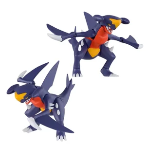 new pokemon figures assembled model domineering garchomp toys no tools needed convenient andsimp lnstallation child gift free global shipping