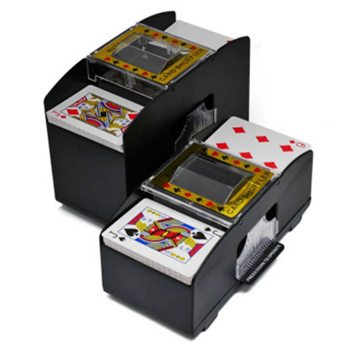 

Board Game Poker Playing Cards Wooden Electric Automatic Playing Card Shuffler For Poker deck shuffler Games happy party